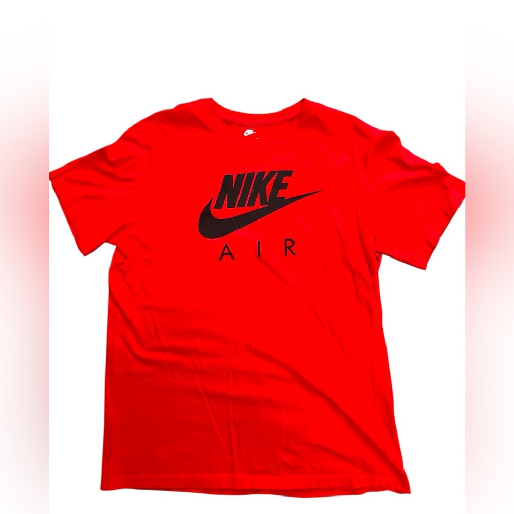 Nike Red T-Shirt with Black Logo